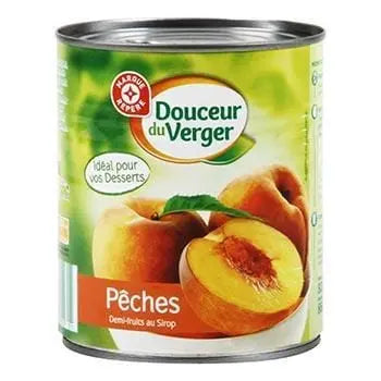 Douceur du Verger Half Peaches In Syrup 820g