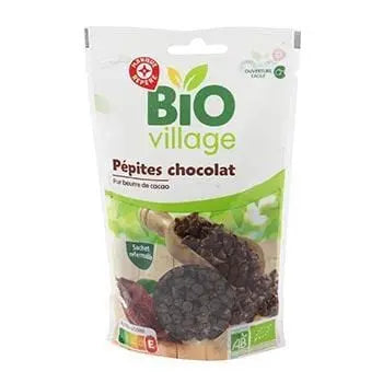 Bio Village Pepites Dark Chocolate Doypack 100g