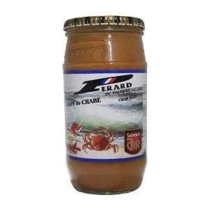 Jar of Perard Crab Soup 780g featuring traditional French seafood soup made with real crab.