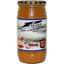 Jar of Perard Lobster Bisque 780g featuring a rich, creamy French seafood soup made with real lobster.