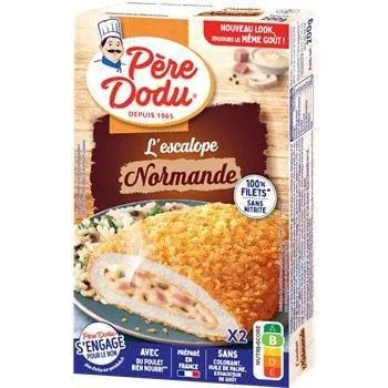 Pere Dodu Escalope Normande (x2) 200g