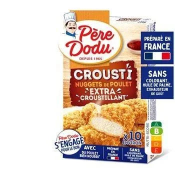 Pere Dodu Nuggets de Poulet Extra Croustillant (x10) 200g