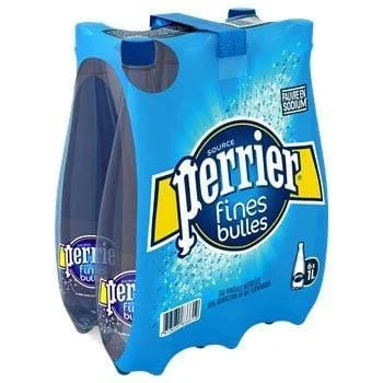 Eau minérale naturelle gazeuse Perrier Fines bulles - 6x1L