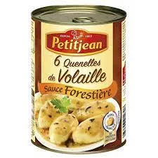 Petit Jean Quenelles de Volaille (x6) Sauce Forestiere 400 g