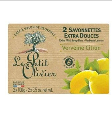 Petit Olivier Lemon Verbena Soap 2x100g