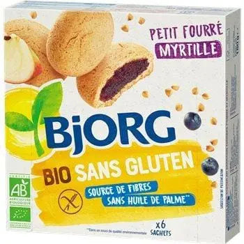 Bjorg Gluten Free and Organic Blueberry Filling 180g