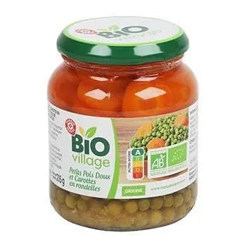 Bio Village Peas Carrots 215g