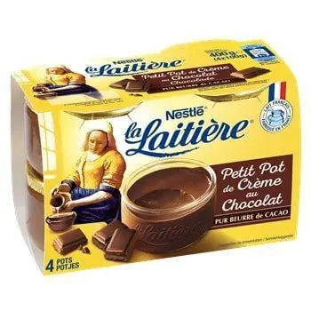 La Laitière Small Chocolate Pot 4x100g