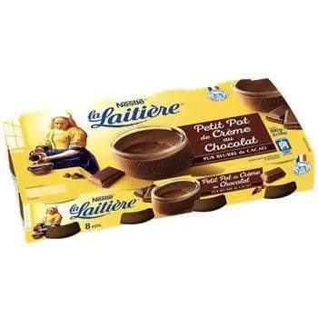 La Laitière Small Chocolate Pot 8x100g