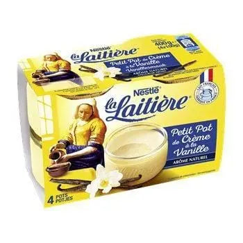 La Laitière Small Pot Vanilla 4x100g