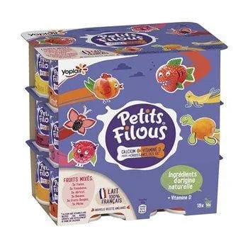 Petits suisse Petits Filous Fruits mixés - panaché 18x50g