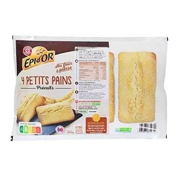 Epi d'Or Pre-baked bread rolls 4x75g