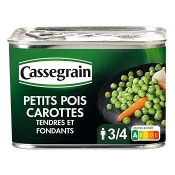 Cassegrain Carrot Peas 465g
