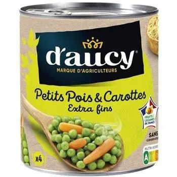 Daucy Steamed Peas Extra Fine 530g