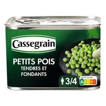 Cassegrain Peas, Soft and Melting 495g
