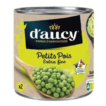Daucy Steamed Peas Extra Fine 280g
