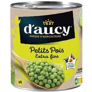 Daucy Steamed Peas Extra Fine 560g