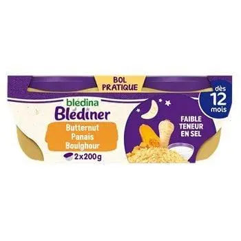 Bledina Blediner Butternut Parsnips Boulghour 2x200g