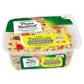 Pierre Martinet Oriental Tabbouleh 310 g pack with fresh vegetables