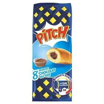 Brioche Pitch Chocolat au lait x8 310g