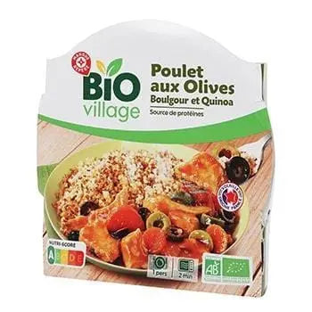 Bio Village Chicken with Olives, Bulgur and Quinoa 300g
