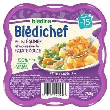 Bledina Bledichef Small Vegetables and Sweet Potato Mousseline 133g