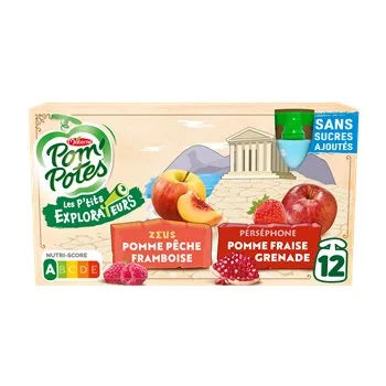 Pom’Potes Fruit Compote Les Explorateurs 12x90g