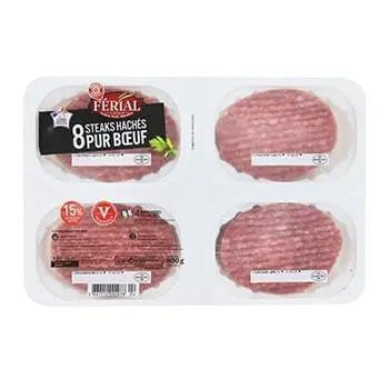 Ferial Pure Beef Minced Steak 15%mg 8x100g