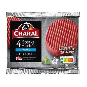 Charal Minced Steaks 5% 4x100g