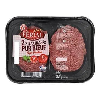 Ferial Minced Steak 15% Pure Beef 2x125g