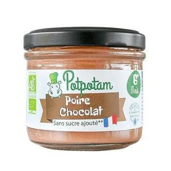 Gourde crème semoule Babybio  Banane millet / Poire - 4x90g