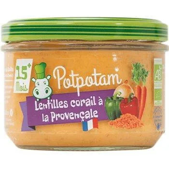 Potpotam Lentilles Corail A  la Provençale Bio 100g