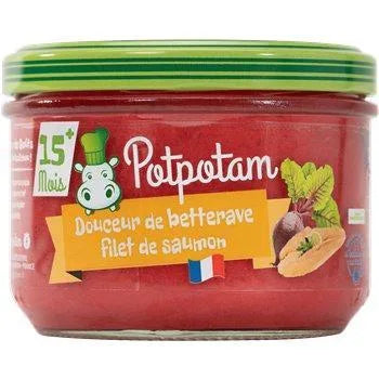 Potpotam Douceur de Betterave Filet de Saumon 200g