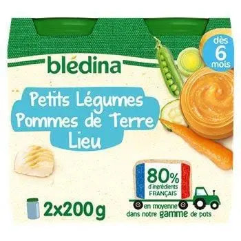 Blédina Jars From 6 months Vegetables Potatoes 2x200g