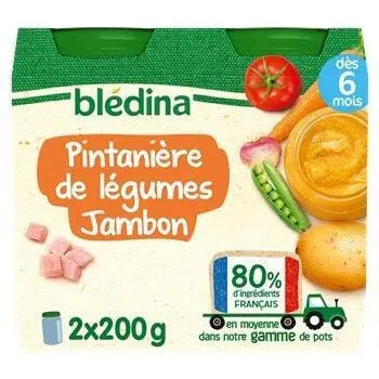 Blédina Jars From 6 months Vegetable Printanière 2x200g