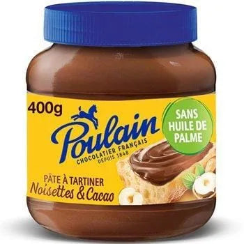 Pâte à tartiner Poulain  Cacao noisette - 400g