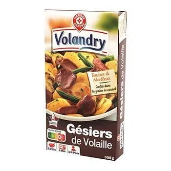 Gésiers de volaille Volandry 300g