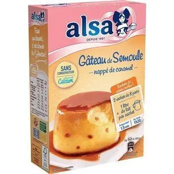 Alsa Preparation Cake Semolina Caramel Topping (x2) 414g
