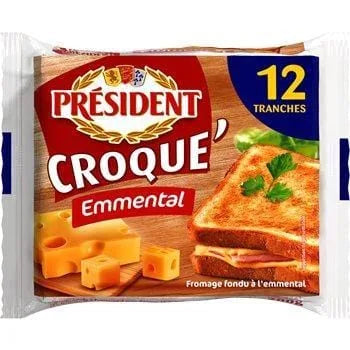 Croque Emmental 18%mg President 200g