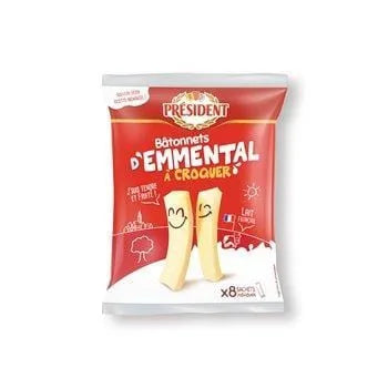 Fromage Emmental à croquer Président - 144g