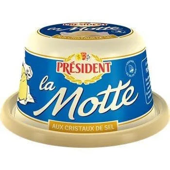 Beurre La Motte Président Sel de mer - 80% MG - 250g