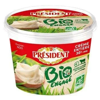Crème fraîche Bio Président Epaisse - 40cl