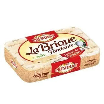 Fromage la brique Président 26%mg - 200g