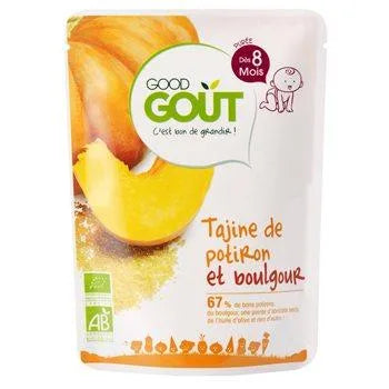 Plat Tajine potiron Good Goût Fraise brassé - 6-9 mois 4x100g
