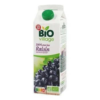 Bio Village Pure Organic Brick Grape Juice 1L