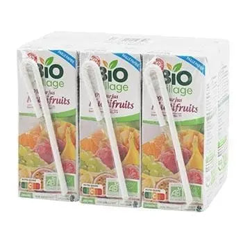 Bio Village Pure Juice Multifruit Briquettes 6x20cl