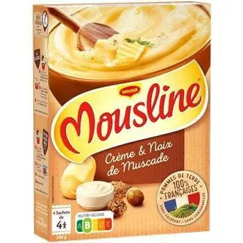 Mousline Old Fashioned Cream & Nutmeg 4x125g