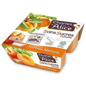 Charles & Alice Apple Apricot 4x100g