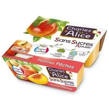 Charles & Alice Apple/Peach 4x100g
