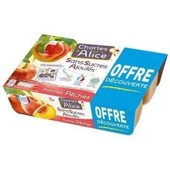 Charles & Alice Apple Peach 6x100g